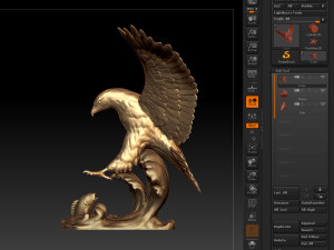 Eagle statue 3D 模型