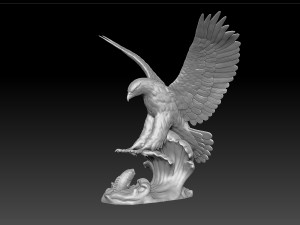 Eagle statue 3D 模型