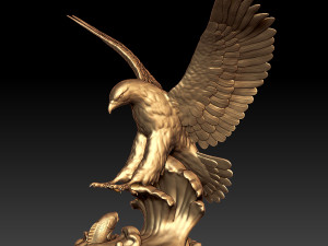 Eagle model Modèles 3D en vedette