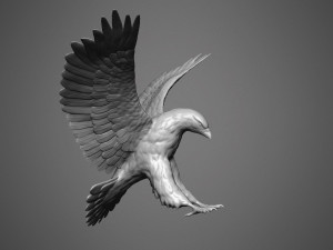 Eagle scupture 3D Print Model