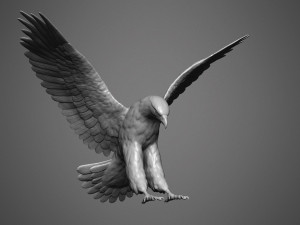 Eagle scupture 3D Print Model