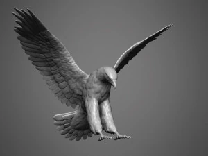 Eagle scupture 3D Print Model