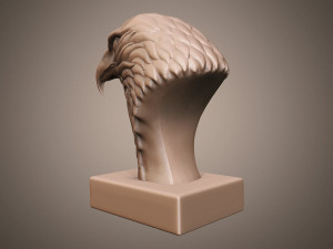 Eagle head sculpture Modello di stampa 3D