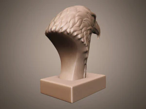Eagle head sculpture 3D Print Model