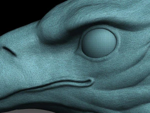 Eagle head sculpture 3D Print Model