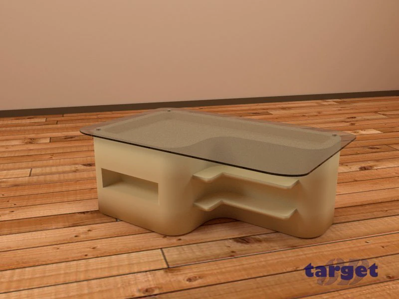 coffeetable002target3d 3D Model .c4d .max .obj .3ds .fbx .stl .blend 