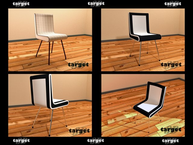 chair005target3d Model 3D .c4d .max .obj .3ds .fbx .stl .blend 