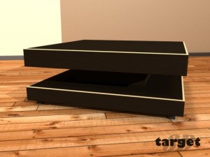 coffeetable001target3d 3Dモデル