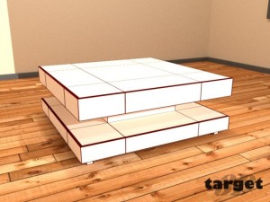 coffeetable001target3d 3Dモデル