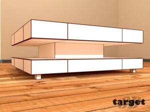 coffeetable001target3d 3D Model