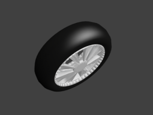 slick wheel 3D Model