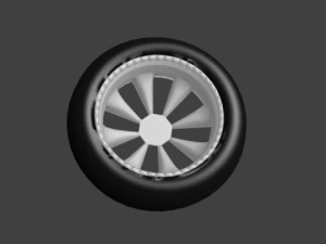 slick wheel 3D Model