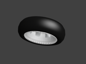 slick wheel 3D 模型