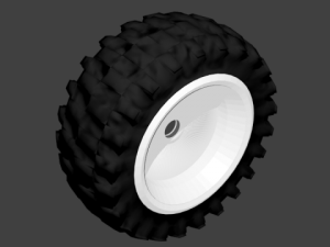 big foot wheel 3D Model