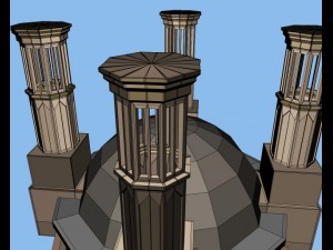 Hossein abad cistern 3D Model