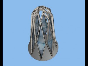 Khayyam tomb 3D-Modell
