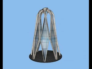 Khayyam tomb 3D Model
