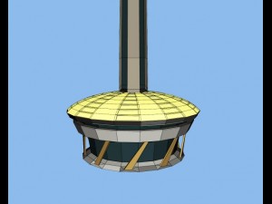 Milad tower Modèle 3D