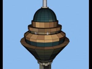 Milad tower Modèle 3D