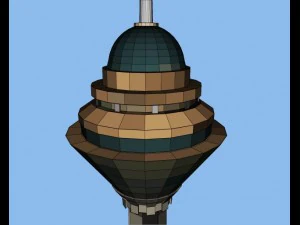 Milad tower 3D Model