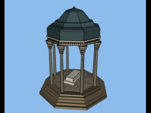 Hafez tomb Modèle 3D