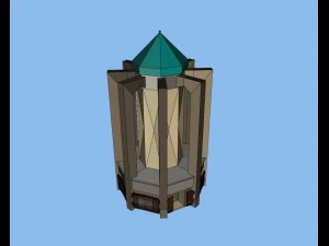 Baba taher tomb 3D Model