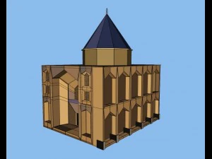 Baba roknedin tomb 3D Model