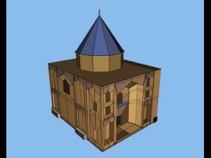 Baba roknedin tomb 3D Model