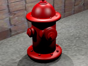 hydrant 3D 모델