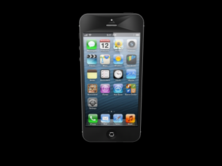 iphone 5 Modelo 3D .c4d .max .obj .3ds .fbx .stl .blend 