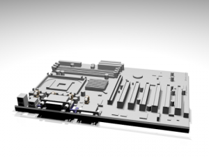 motherboard computer desktop 3Dモデル