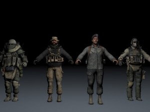 call of duty personnages Modelo 3D
