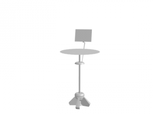 computertable for coffeeshops 3D Модель