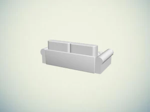 white chair 3D Model