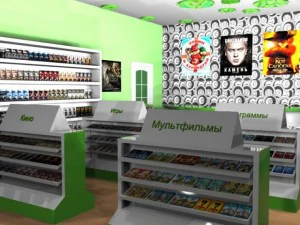 cd shop 3D Model