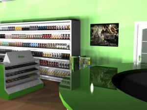 cd shop 3D-Modell