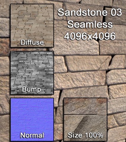 sandstone 03 CG Текстуры .c4d .max .obj .3ds .fbx .stl .blend 