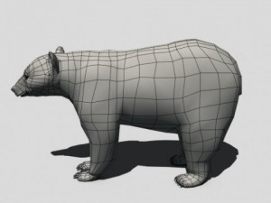 black bear animated Modelo 3D