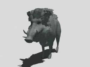 wild boar Modelo 3D