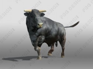 bull 3D-Modell