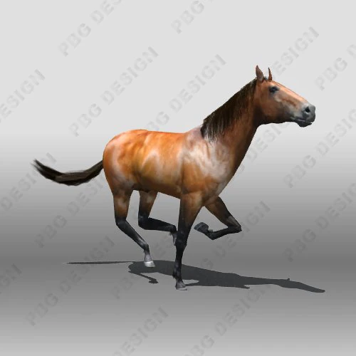 horse 3D Model .c4d .max .obj .3ds .fbx .stl .blend 