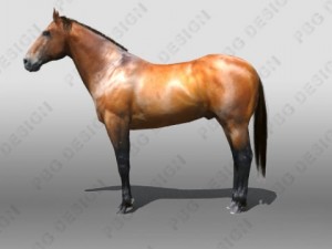 horse Modelo 3D