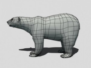 polar bear Modelo 3D