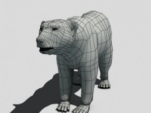 polar bear Modelo 3D