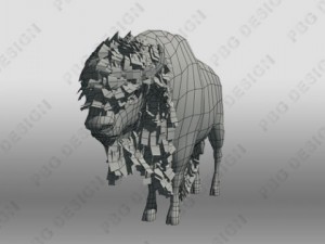 buffalo Modèle 3D