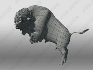 buffalo Modèle 3D
