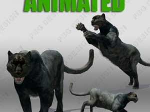 black panther Modelo 3D