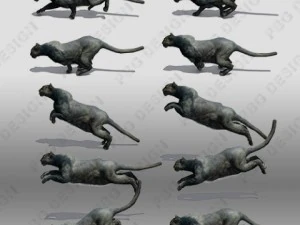 black panther 3D Model