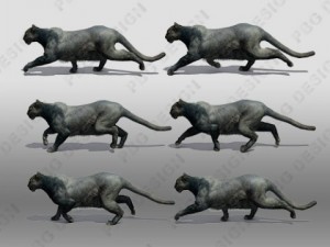 black panther 3D Model