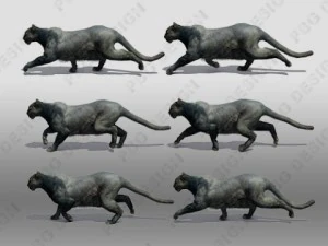 black panther 3D Model